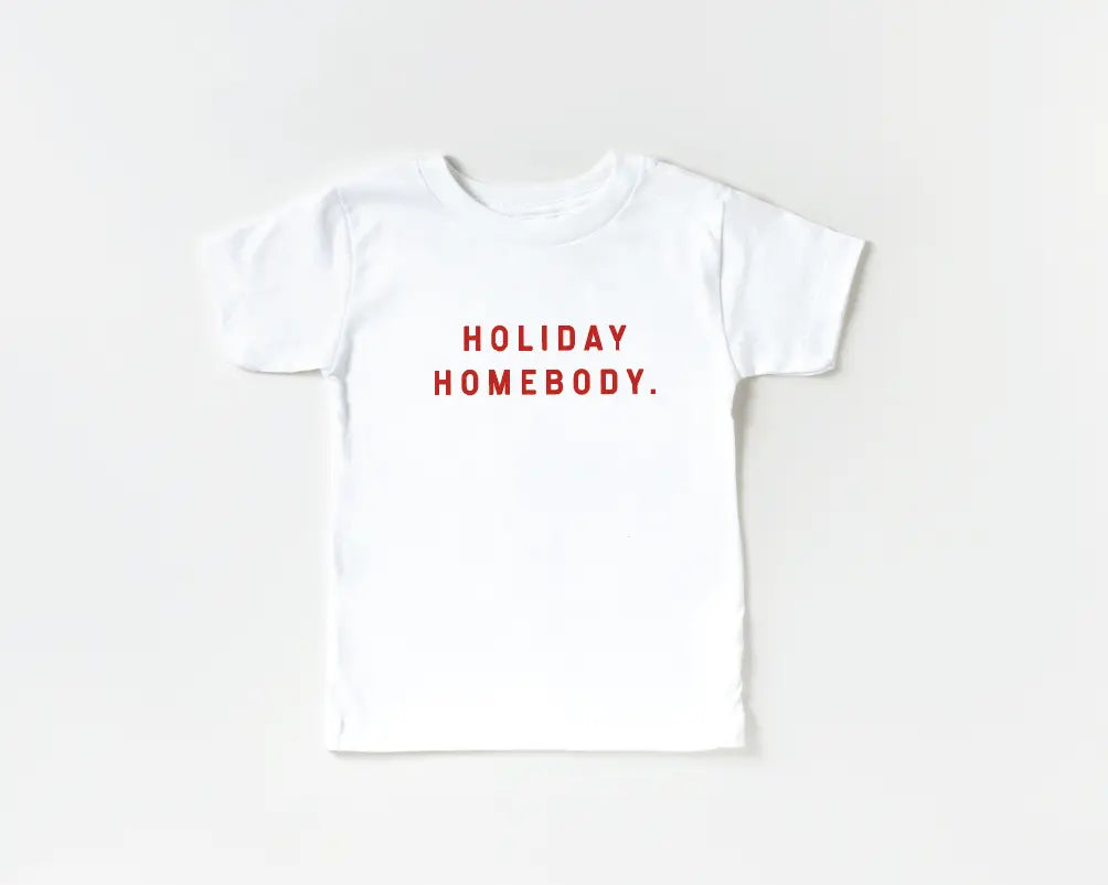 Holiday Homebody Kids Tee Saved by Grace Co.