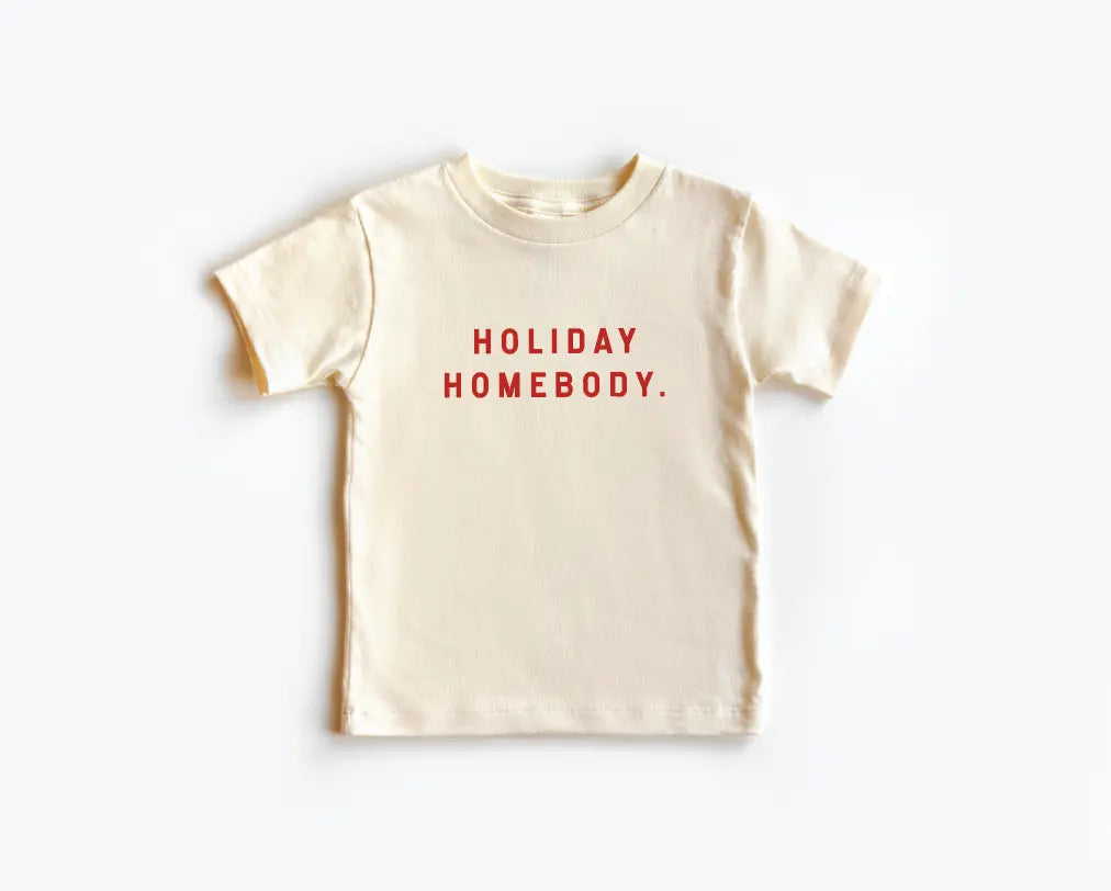 Holiday Homebody Kids Tee Saved by Grace Co.