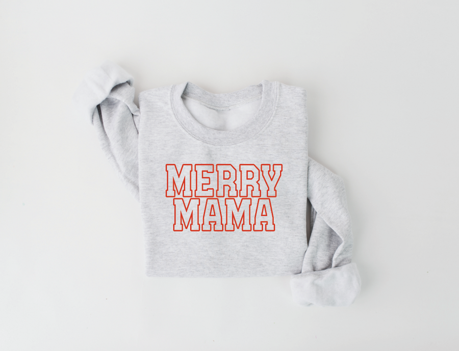 Merry Mama Collegiate Sweatshirt