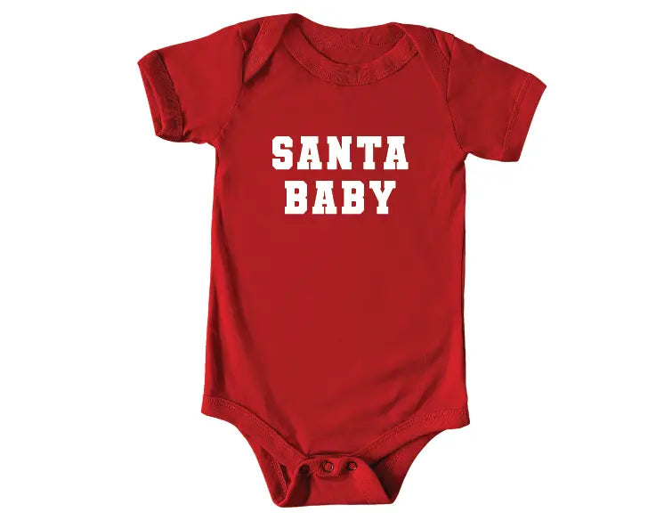 Santa Baby Onesie Saved by Grace Co.