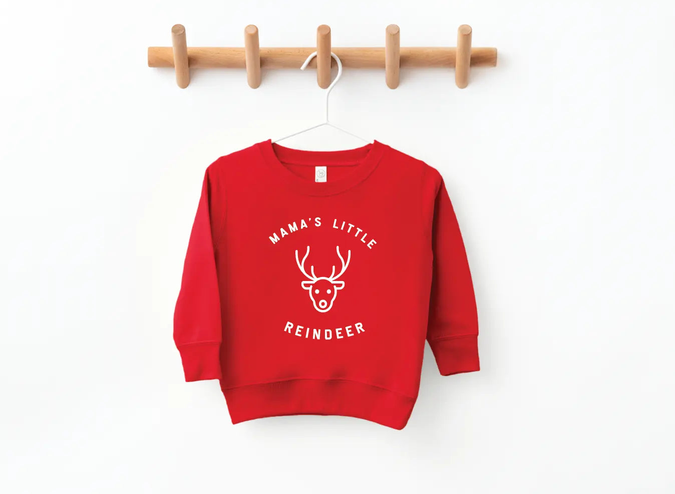 Mama's Little Reindeer Sweatshirt Saved by Grace Co.
