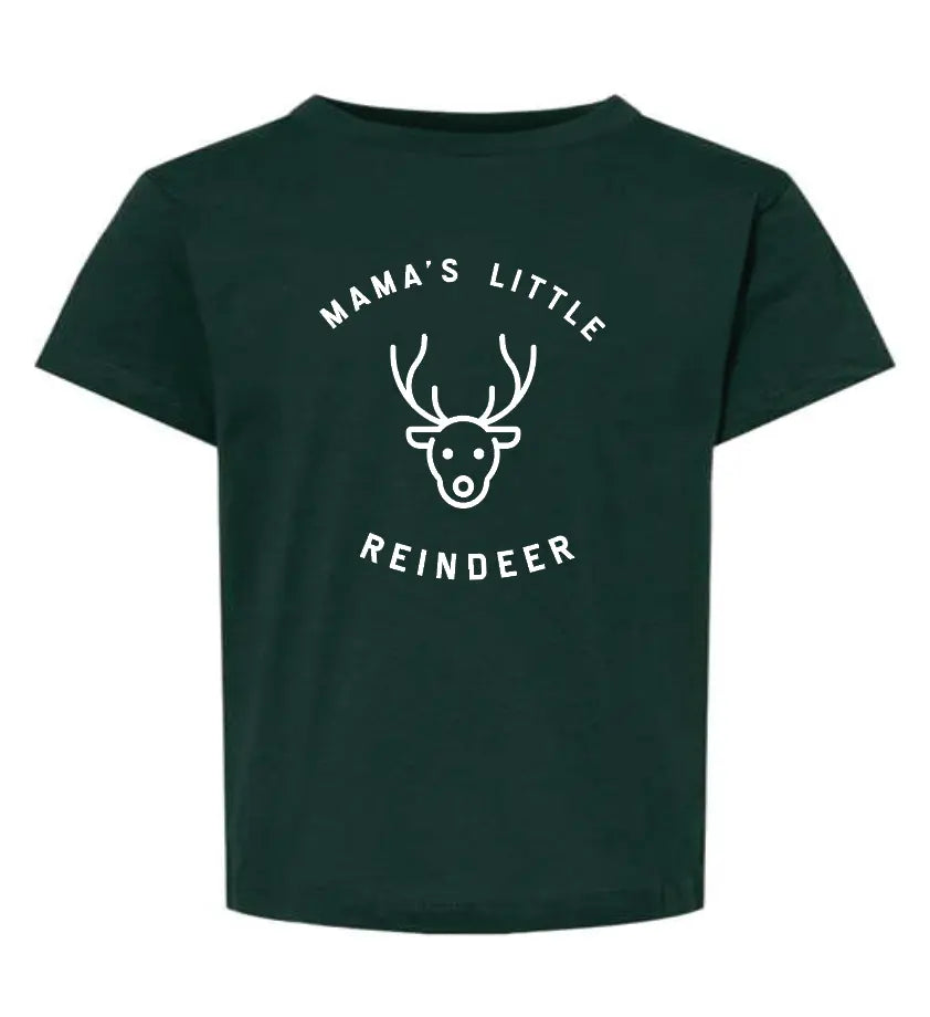 Mama's Little Reindeer Tee Saved by Grace Co.