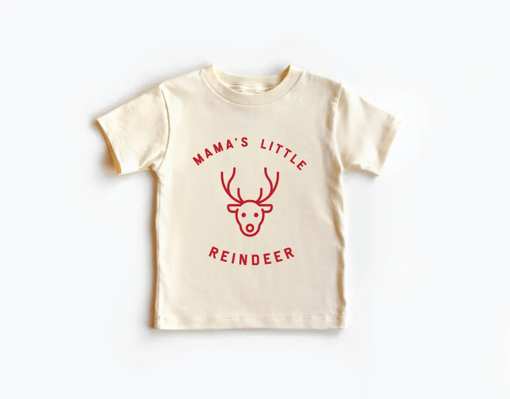 Mama's Little Reindeer Tee Saved by Grace Co.