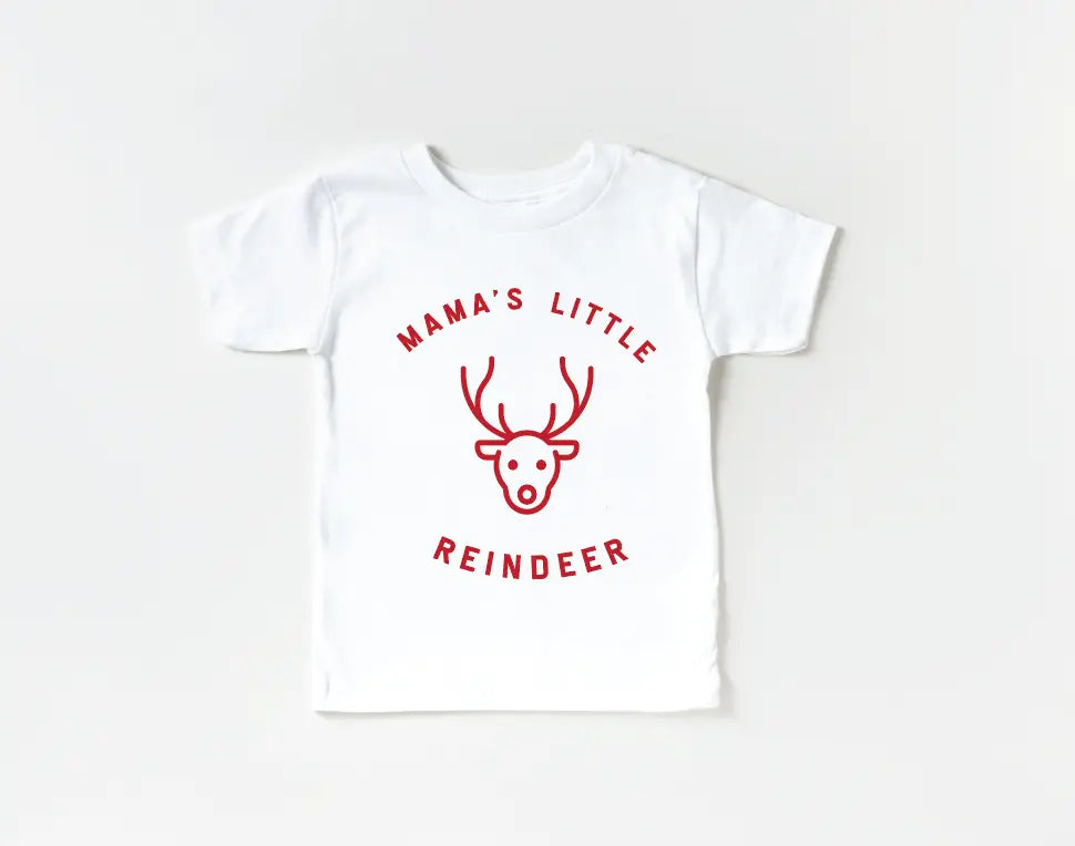 Mama's Little Reindeer Tee Saved by Grace Co.