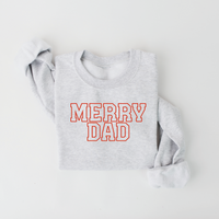 Merry Dad Collegiate Sweatshirt