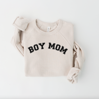 Boy Mom Varsity Sweatshirt