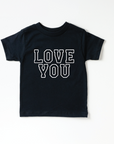 Love You Varsity Kids Tee