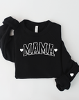 Mama with Hearts Varsity Sweatshirt
