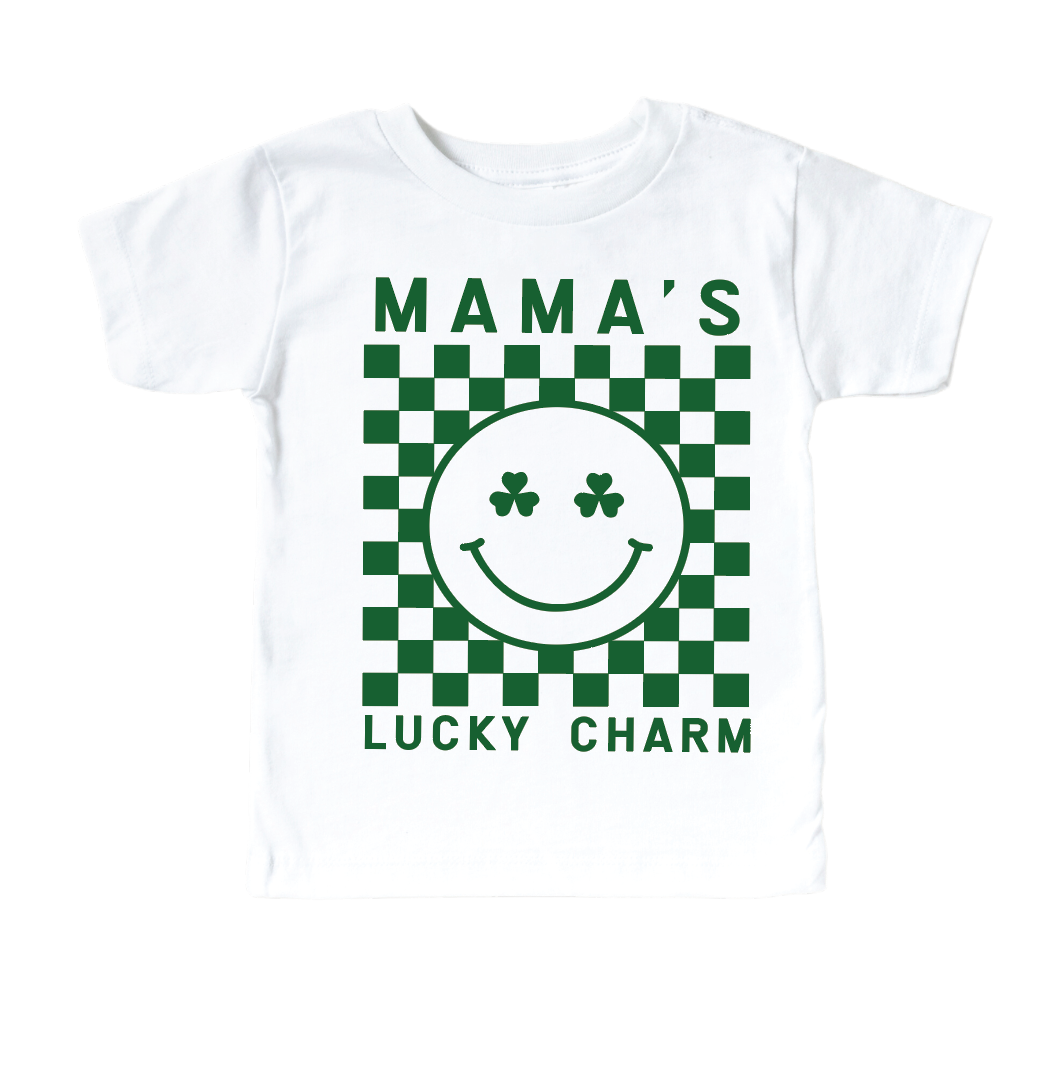 Mama&#39;s Lucky Charm Checkered Tee