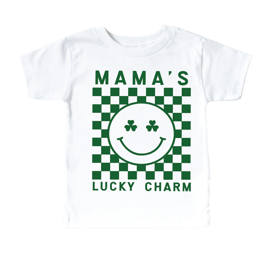 Mama's Lucky Charm Checkered Tee