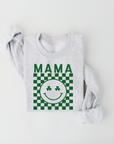 Mama Grey Checkered Sweatshirt