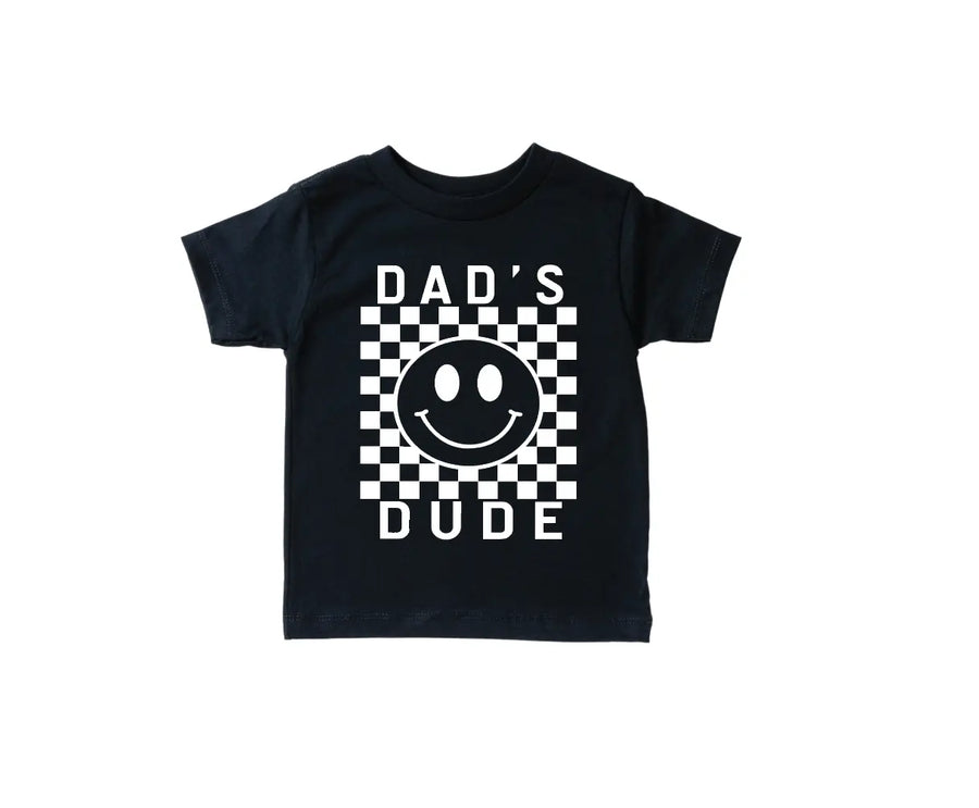 Dad's Dude Checkered Tee Saved by Grace Co.