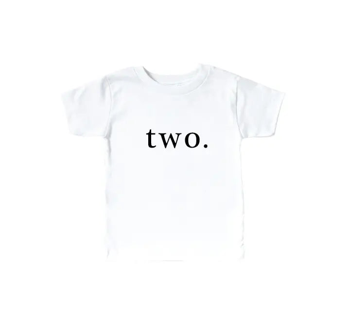 Two. - Birthday Tee Saved by Grace Co.
