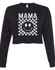 Mama Modest Crop Checkered Sweatshirt