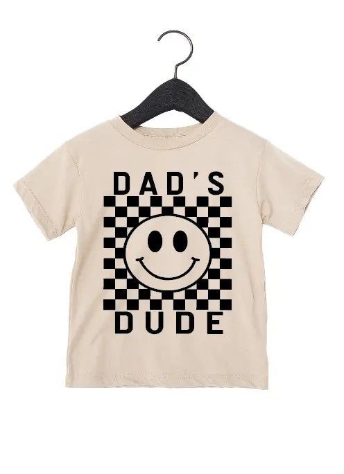 Dad's Dude Checkered Tee Saved by Grace Co.