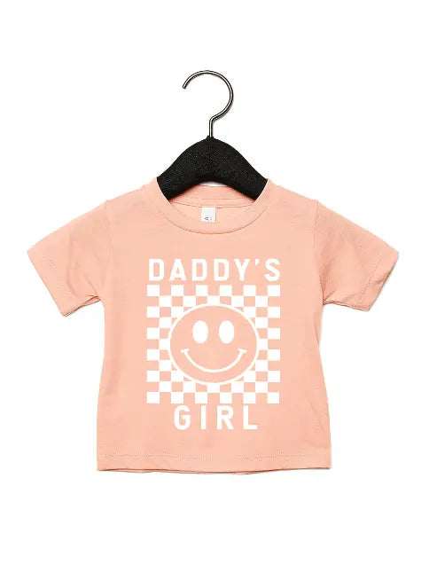 Daddy's Girl Checkered Tee Saved by Grace Co.