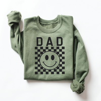 Dad Checkered Sweatshirt