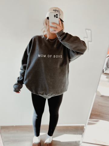 Mom Of Boys + Mom of Girls Sweatshirt