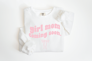 Girl Mom Coming Soon Coquette