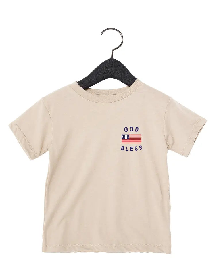 Classic God Bless the USA 4th of July - Pocket Style Saved by Grace Co.