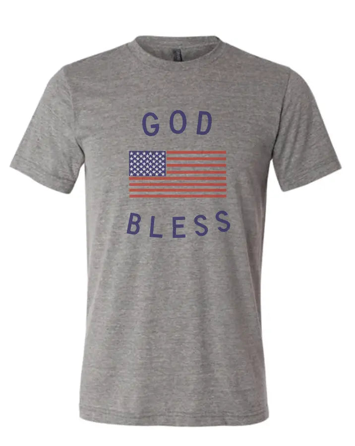 God Bless America Unisex Tee Saved by Grace Co.