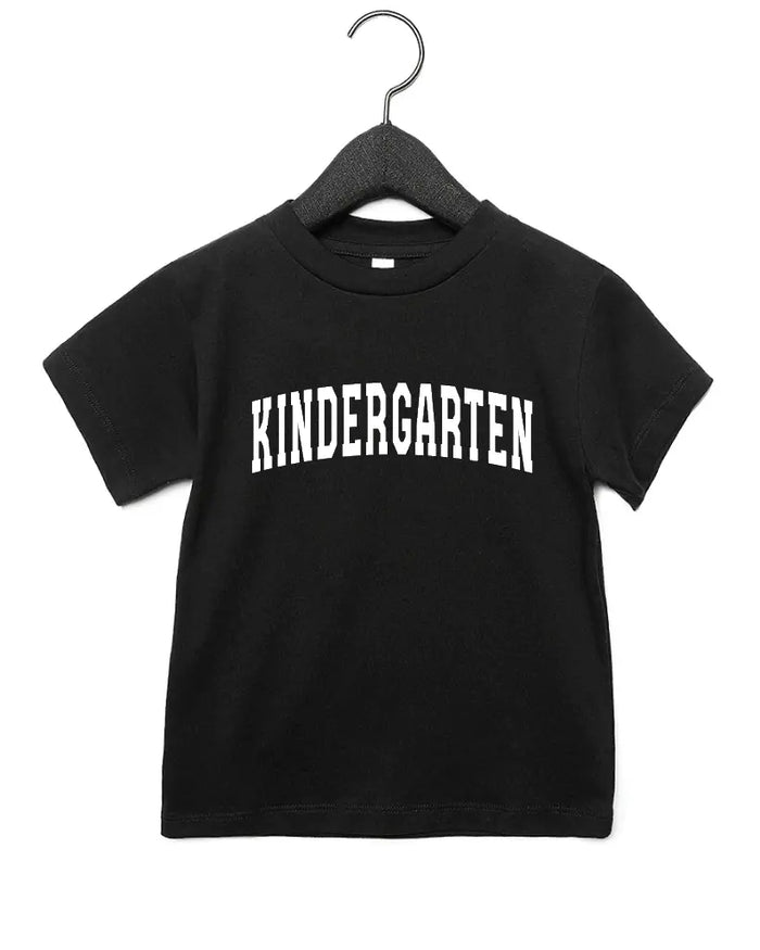 Kindergarten Varsity Tee Saved by Grace Co.