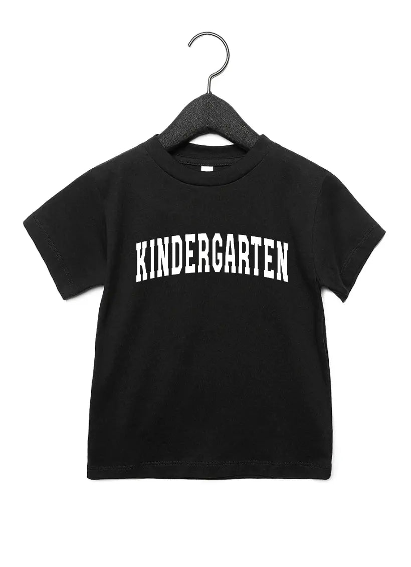 Kindergarten Varsity Tee Saved by Grace Co.