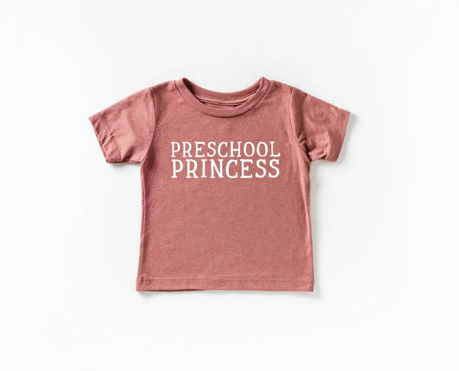 Preschool Princess Back to School Tee Saved by Grace Co.