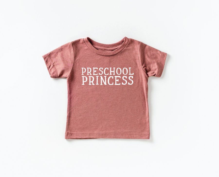 Preschool Princess Back to School Tee