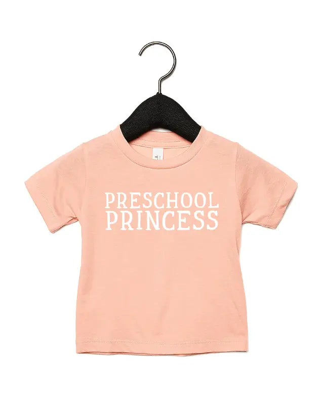 Preschool Princess Back to School Tee Saved by Grace Co.