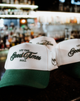 Let the Good Times Roll - Green Vintage Trucker Hat