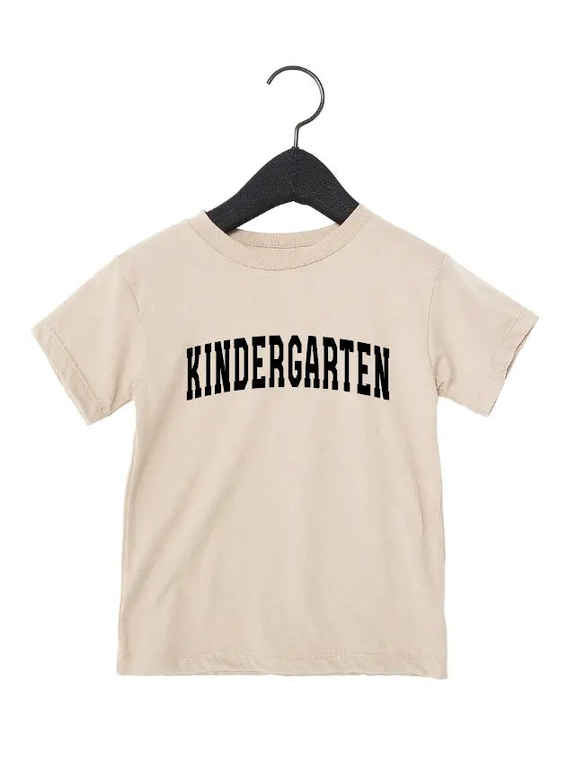 Kindergarten Varsity Tee Saved by Grace Co.