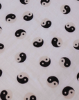 Muslin Quilt | Black & White Yin Yang / Stripe