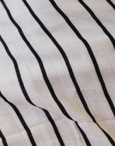 Muslin Quilt | Black & White Yin Yang / Stripe forever french baby