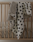 Muslin Quilt | Black & White Yin Yang / Stripe
