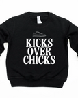 Kicks Over Chicks NEW Pullover