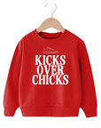 Kicks Over Chicks NEW Pullover