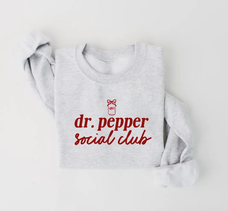 Dr. Pepper Social Club Pullover Saved by Grace Co.