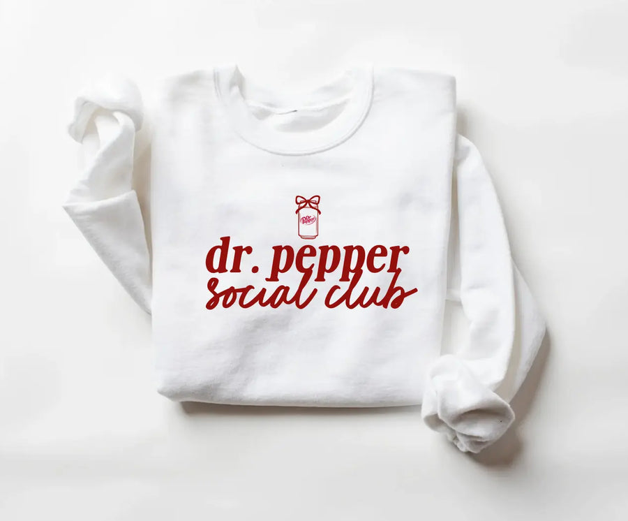 Dr. Pepper Social Club Pullover Saved by Grace Co.