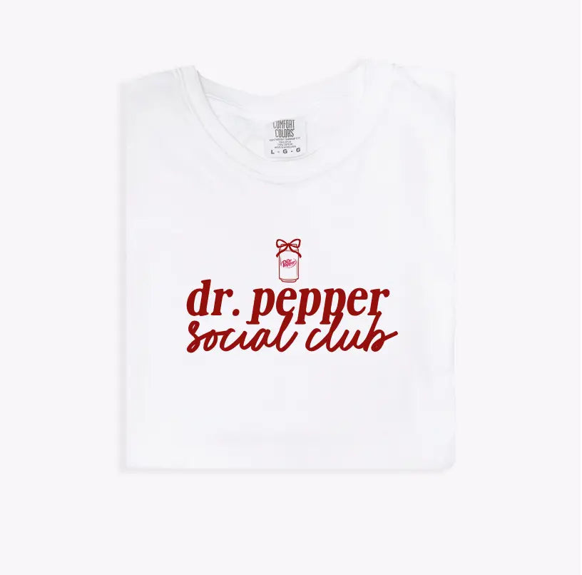 Dr. Pepper Social Club Tee Saved by Grace Co.