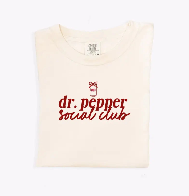 Dr. Pepper Social Club Tee Saved by Grace Co.