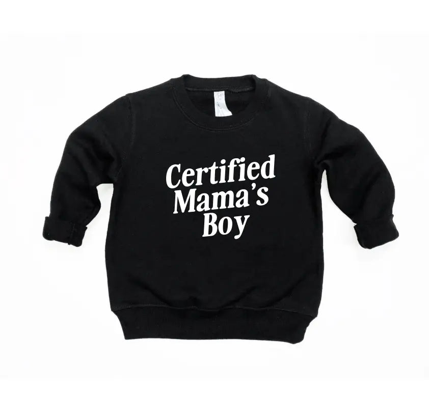 Certified Mama's Boy Pullover Saved by Grace Co.