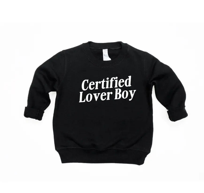Certified Lover Boy Pullover Saved by Grace Co.
