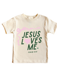 "Jesus Loves Me" Ribbon Tee