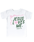 "Jesus Loves Me" Ribbon Tee