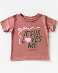 "Jesus Loves Me" Ribbon Tee