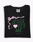 "Jesus Loves Me" Ribbon Tee - Adult