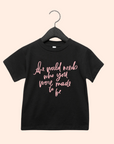 The World Needs Who You Were Made To Be Handlettered Tee