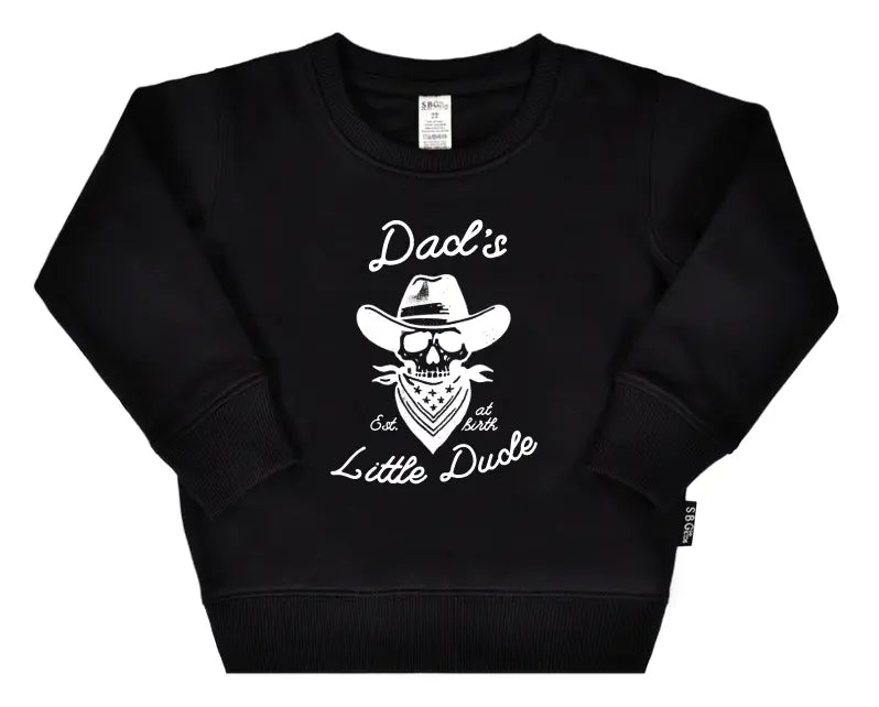 Dad's Little Dude Cowboy Tee/Pullover Saved by Grace Co.