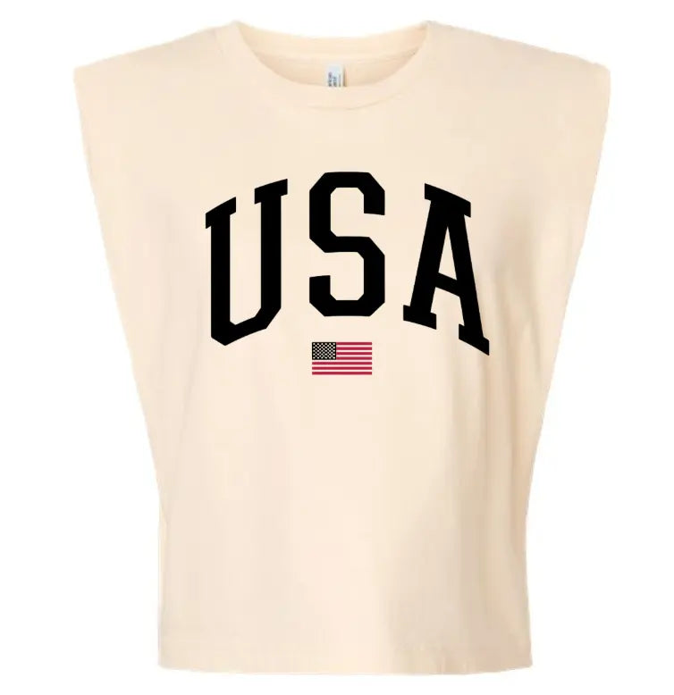USA Varsity Tank Saved by Grace Co.